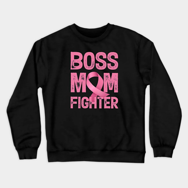 Boss Mom Fighter Crewneck Sweatshirt by EdifyEra